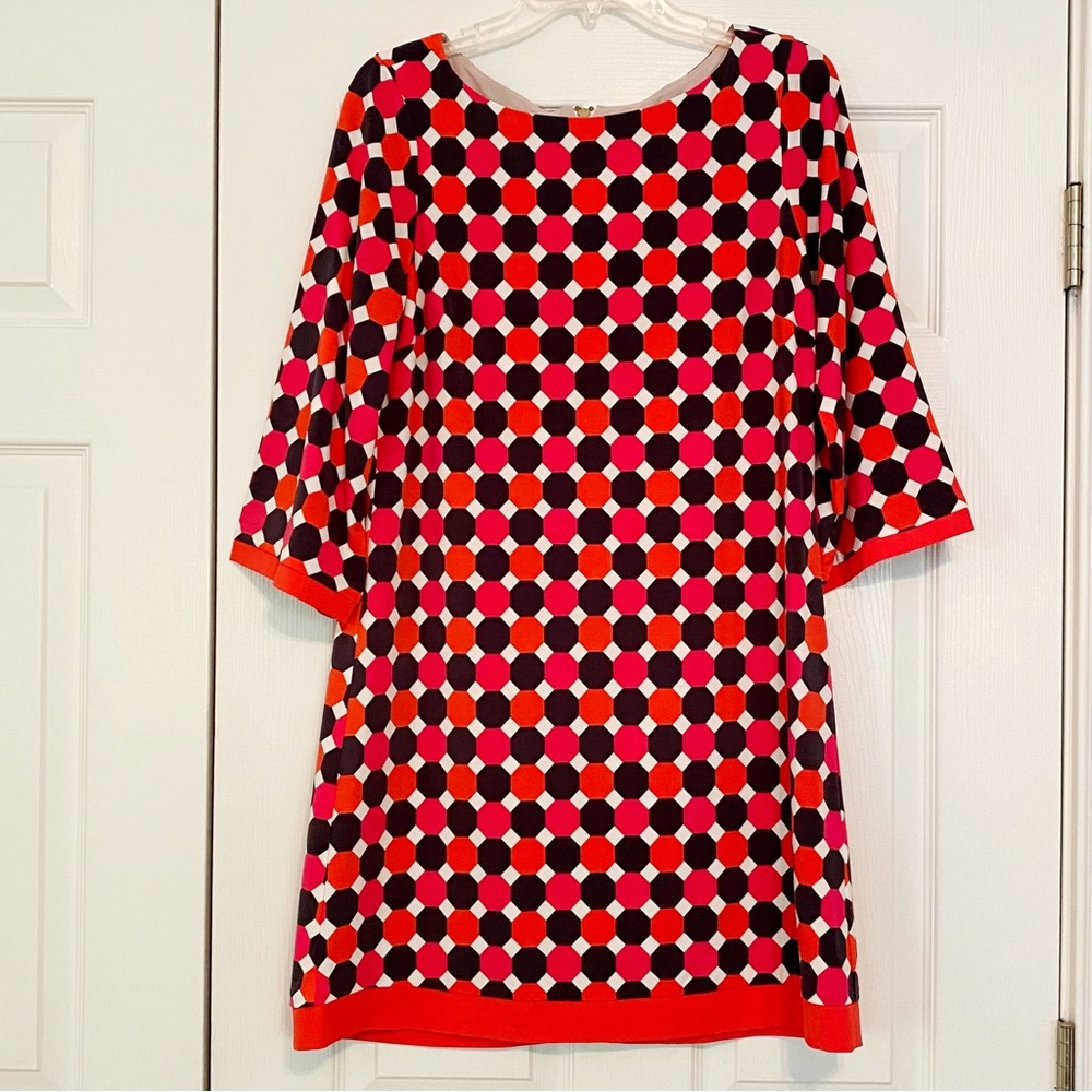 EUC LIKE NEW Eliza J Octogan Print Dress 12